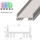 Профиль алюминиевый для светодиодной ленты, ЛСС - 2 метра